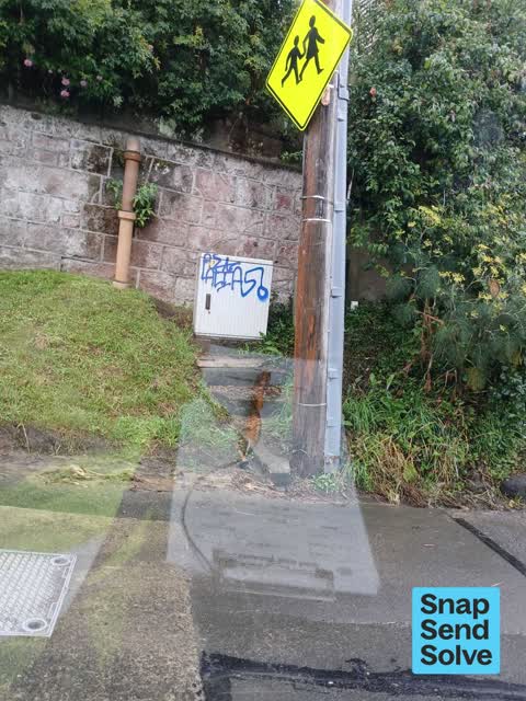 Graffiti somewhere else, a report photo