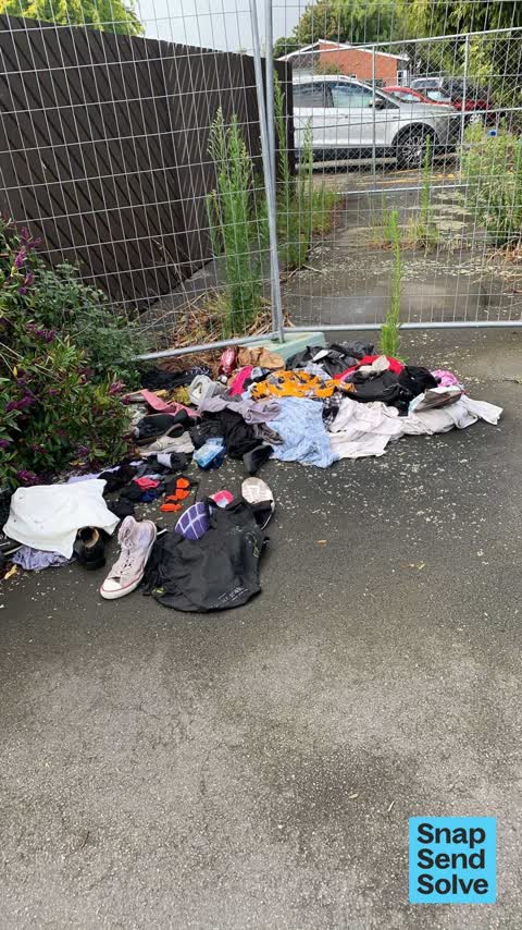 Dumped Rubbish, a report photo