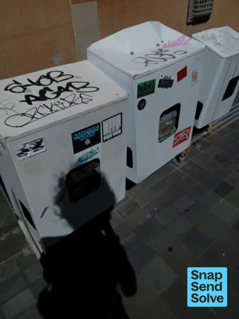 Graffiti somewhere else — a report photo