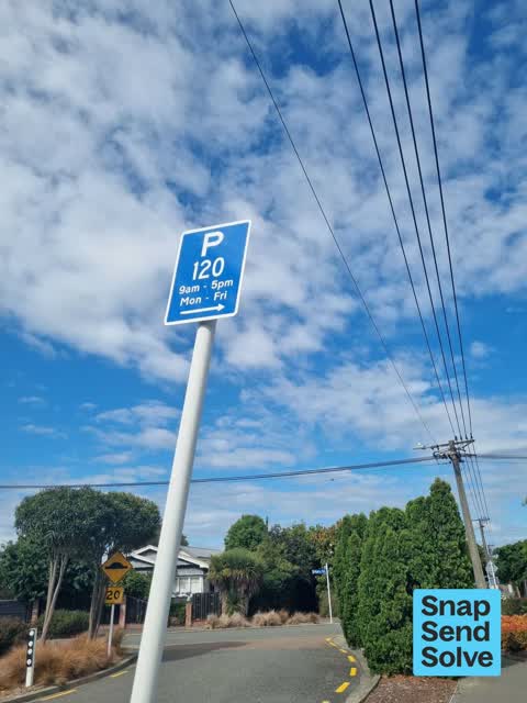 Poles and Signage - General, a report photo