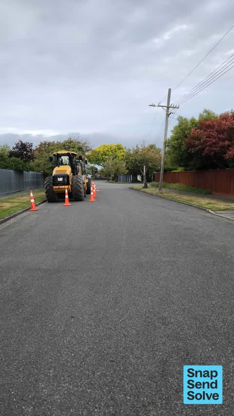 Road Blockage, a report photo