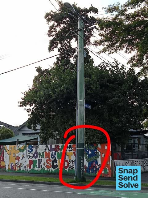 Graffiti somewhere else, a report photo