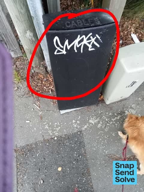 Graffiti somewhere else, a report photo
