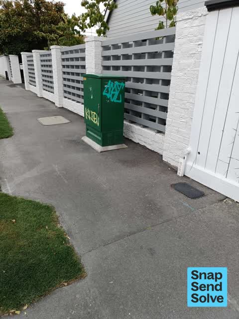 Graffiti somewhere else, a report photo