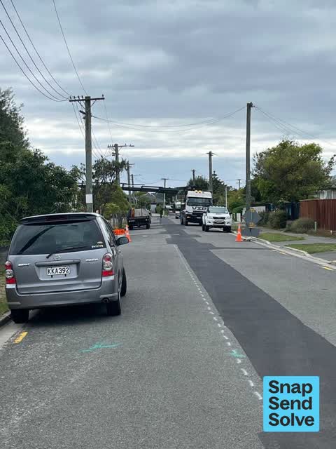 Road Blockage, a report photo