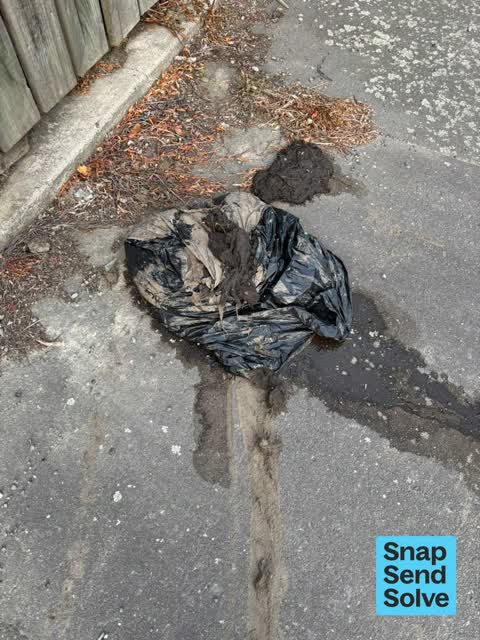 Dumped Rubbish, a report photo