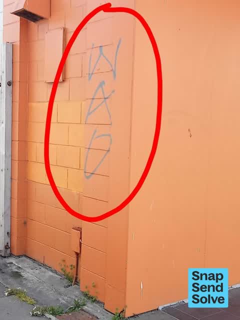 Graffiti somewhere else, a report photo