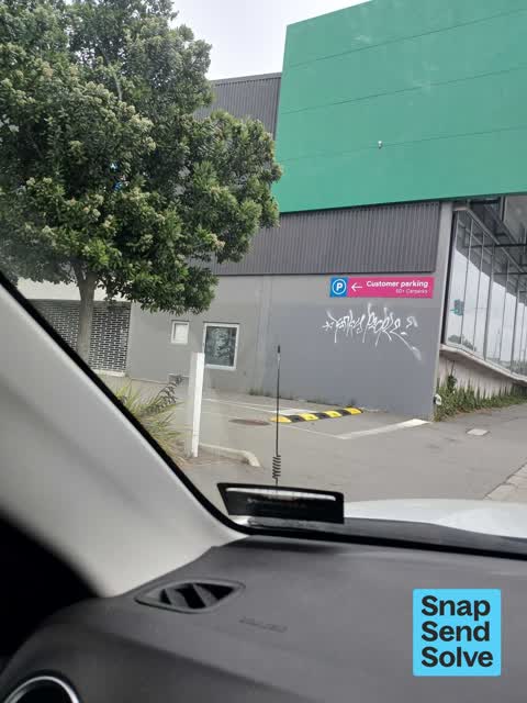 Graffiti somewhere else, a report photo