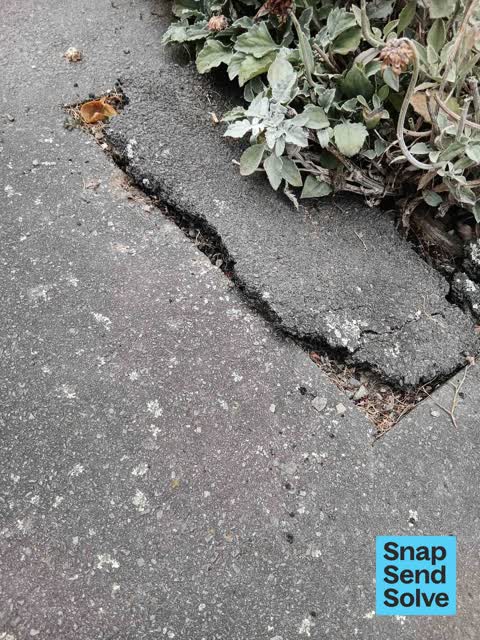 Pavement - Damaged, a report photo