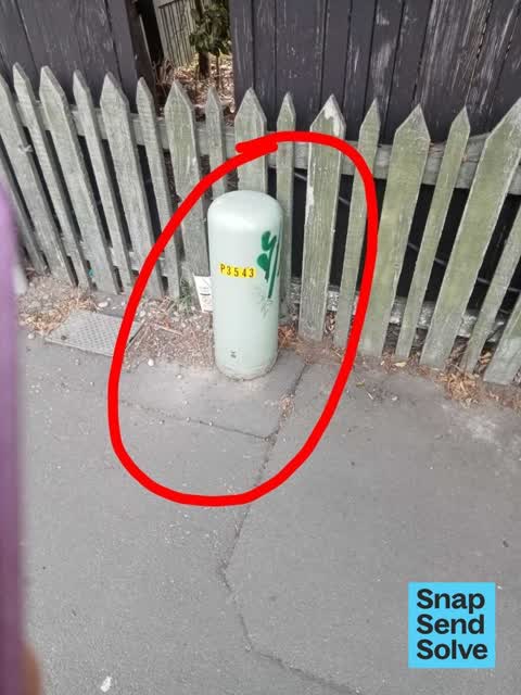 Graffiti on a fence, building or structure, a report photo