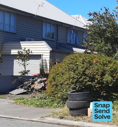Dumped Rubbish, a report photo