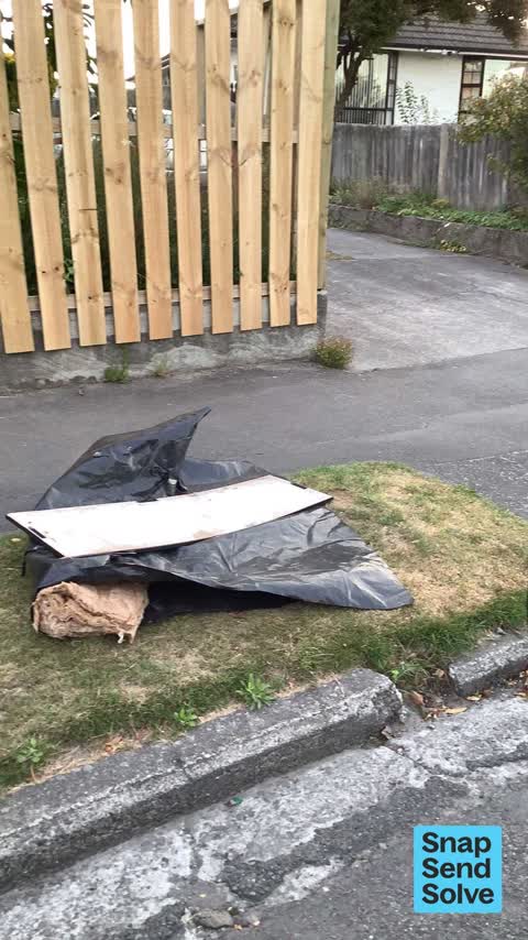 Dumped Rubbish, a report photo