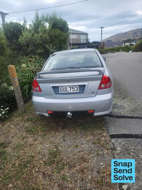 Abandoned Vehicle, a report photo