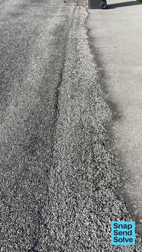 Damaged Road, a report photo