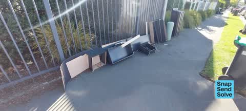 Dumped Rubbish, a report photo