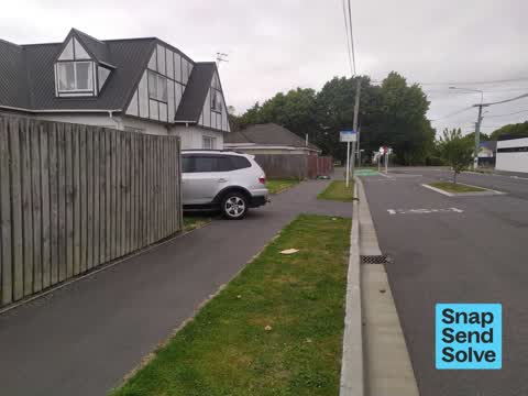 Hazard, vehicle, a report photo