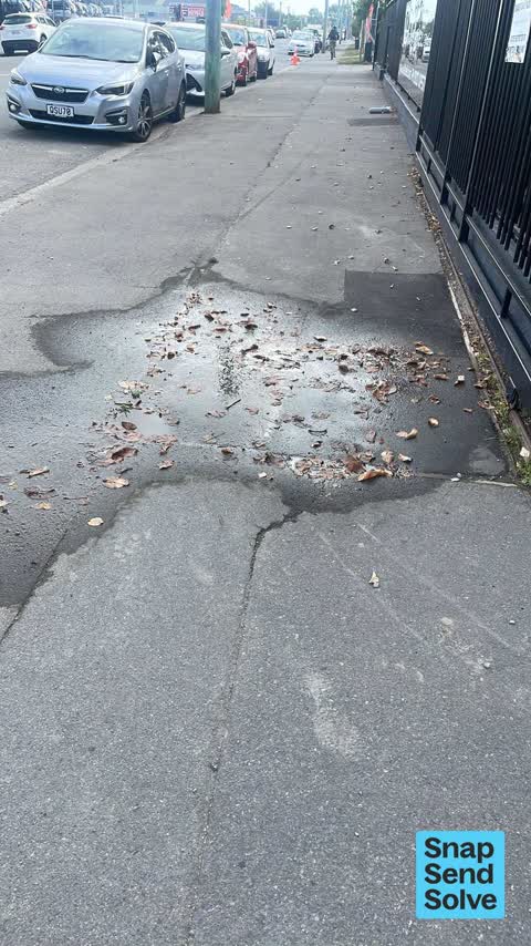 Water Leak, a report photo