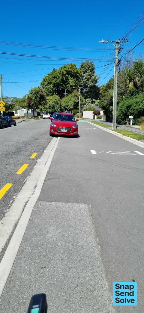 Hazard — vehicle — a report photo