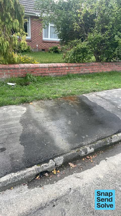 Water Leak, a report photo