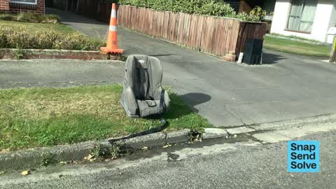 Dumped Rubbish, a report photo