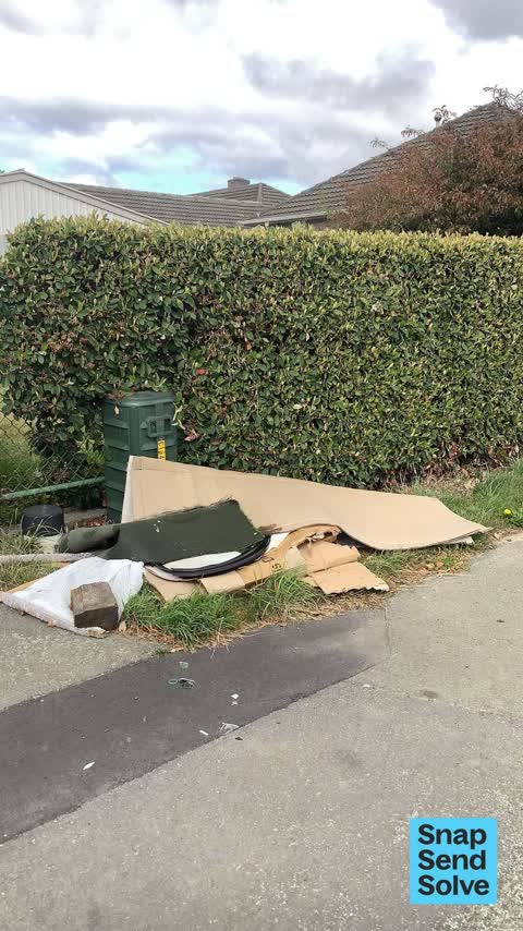 Dumped Rubbish — a report photo