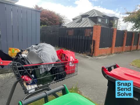 Dumped Rubbish, a report photo