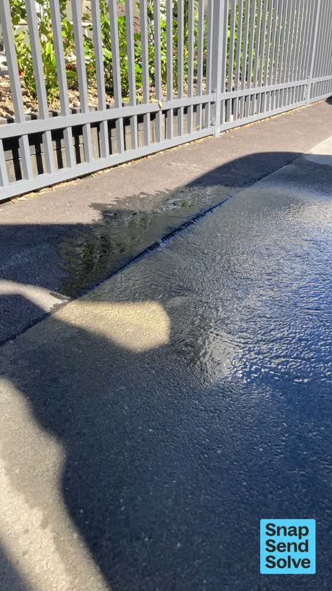 Water Leak, a report photo