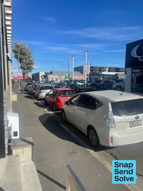 Hazard, vehicle, a report photo