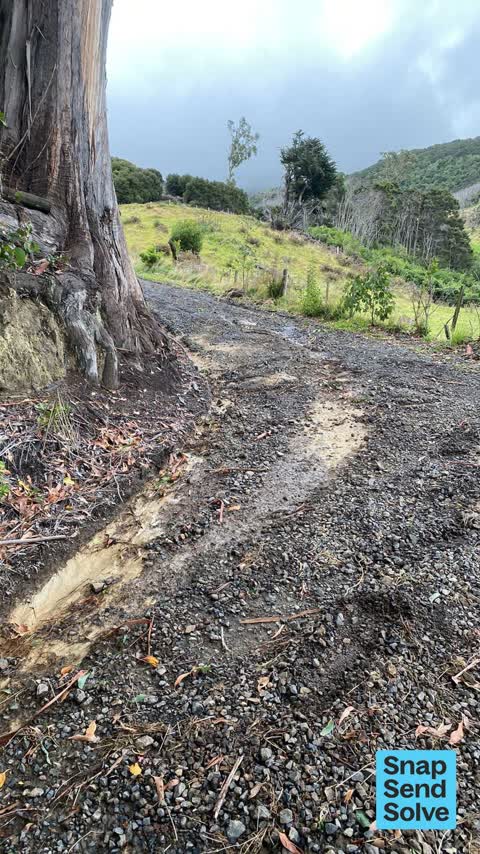 Damaged Road, a report photo