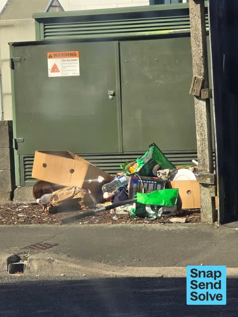 Dumped Rubbish, a report photo