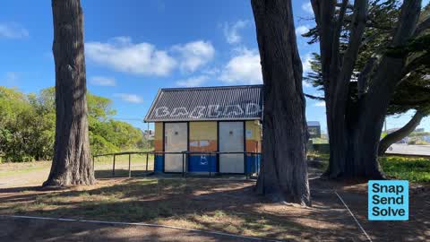 Graffiti on a bus stop or public toilet — a report photo