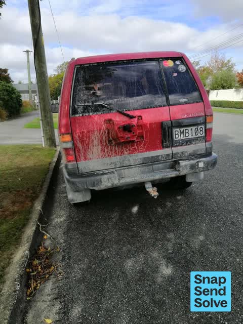 Abandoned Vehicle, a report photo