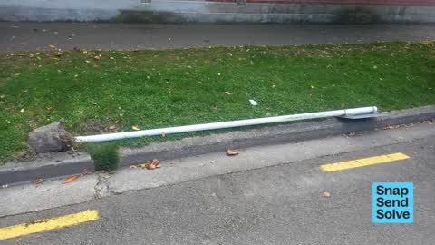 Damaged Street Sign, a report photo