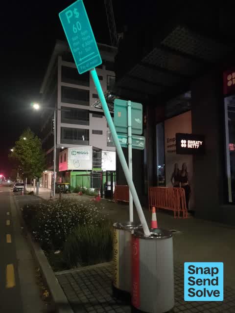 Poles and Signage - General — a report photo