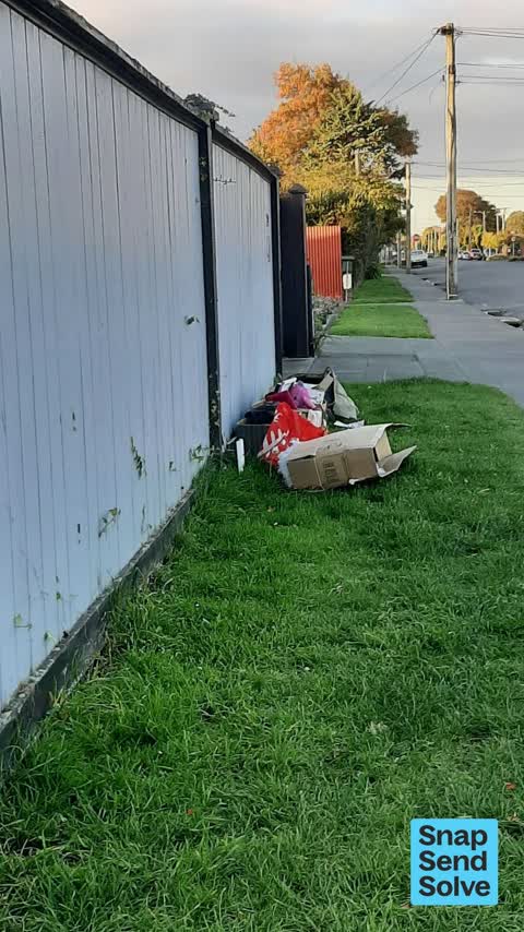 Dumped Rubbish, a report photo