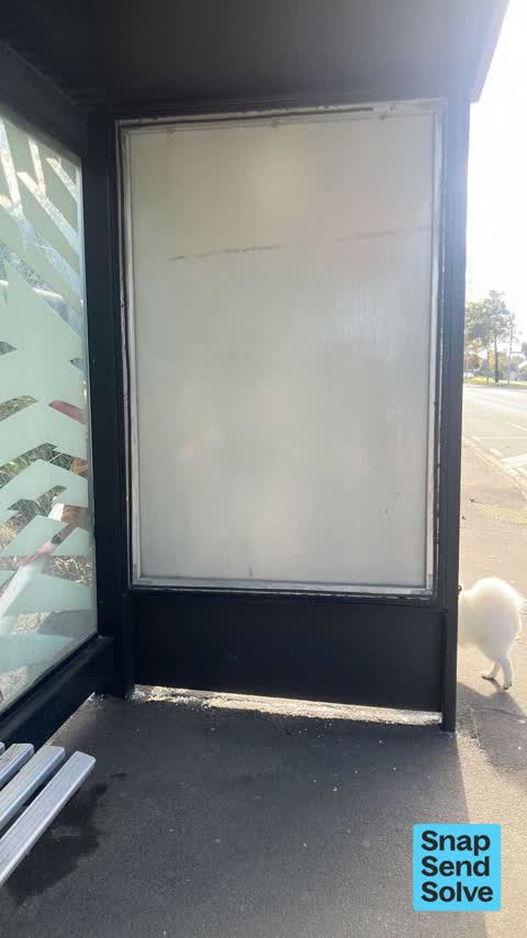 Bus Shelter Issue — a report photo