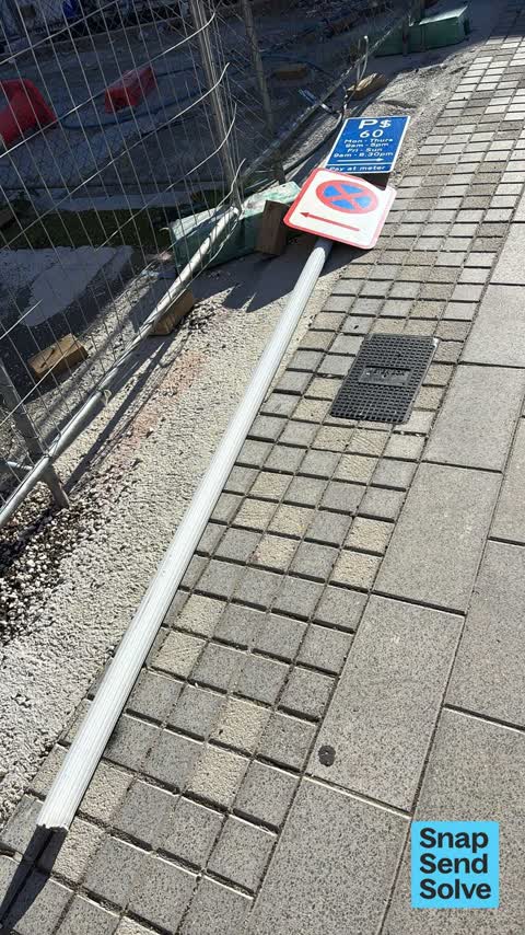 Damaged Street Sign, a report photo