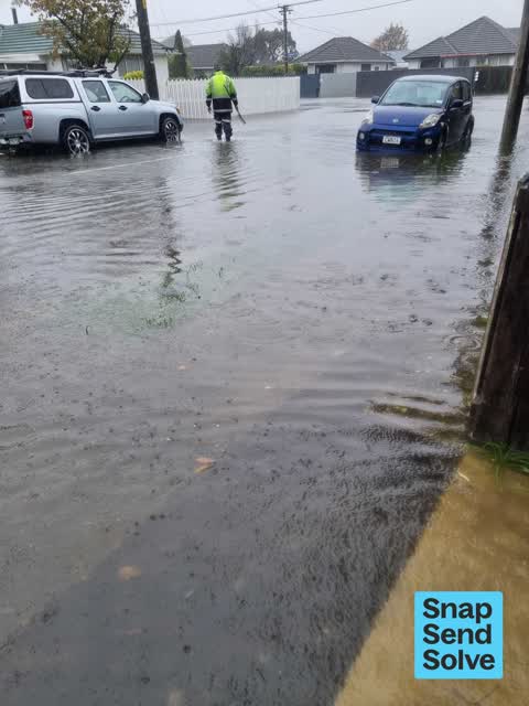 Flooding, a report photo