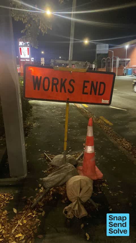 Road Blockage, a report photo