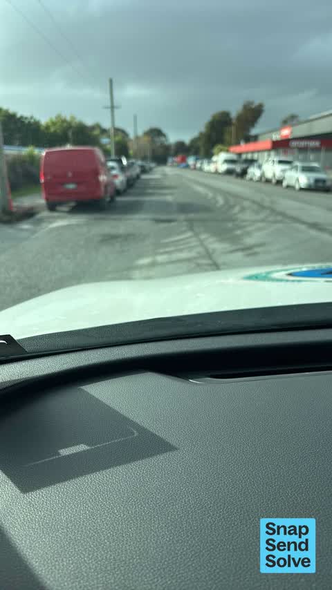 Damaged Road, a report photo