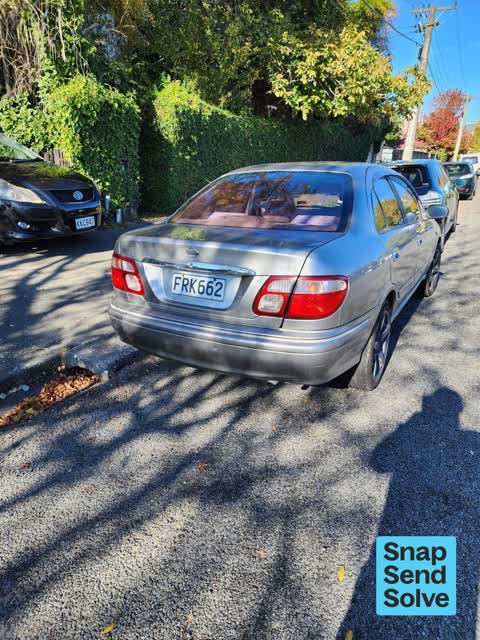 Hazard, vehicle, a report photo