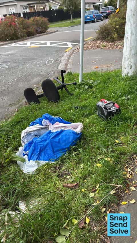 Dumped Rubbish, a report photo
