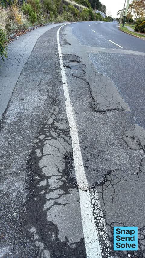 Damaged Road, a report photo