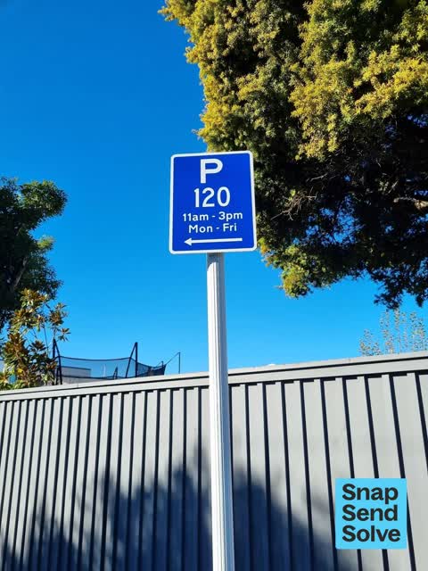 Poles and Signage - General, a report photo