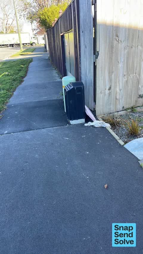 Dumped Rubbish, a report photo