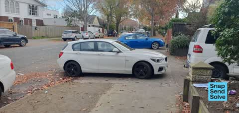 Hazard, vehicle, a report photo