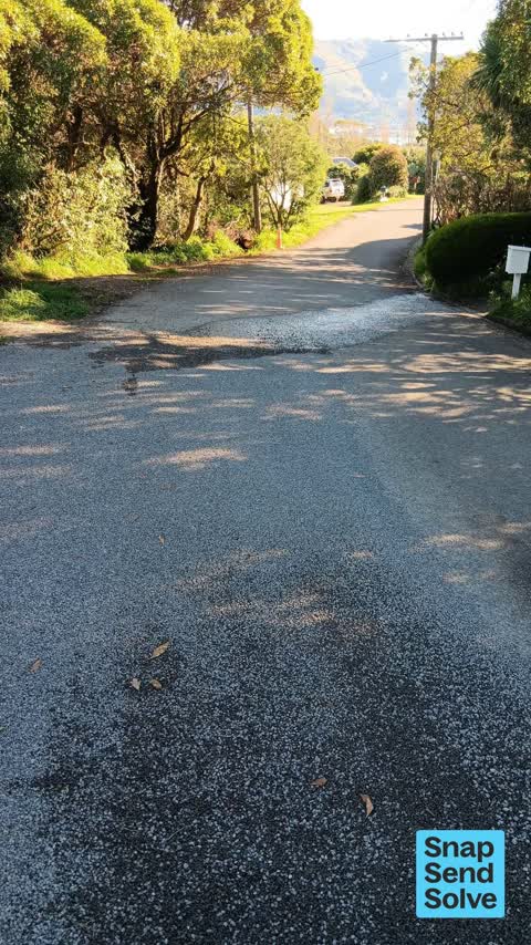 Pavement - Damaged, a report photo