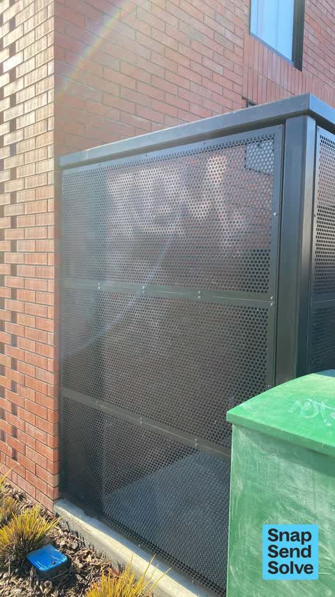 Graffiti on a fence, building or structure, a report photo