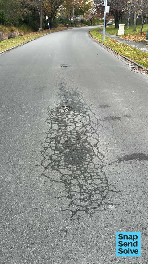 Pavement - Damaged, a report photo