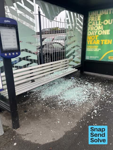 Bus Shelter Issue — a report photo